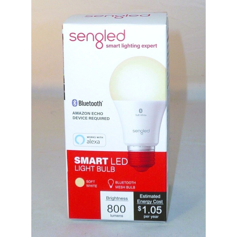Sengled BLE Smart Bulb, Works with only Alexa, Bluetooth 800 Lumens Soft White